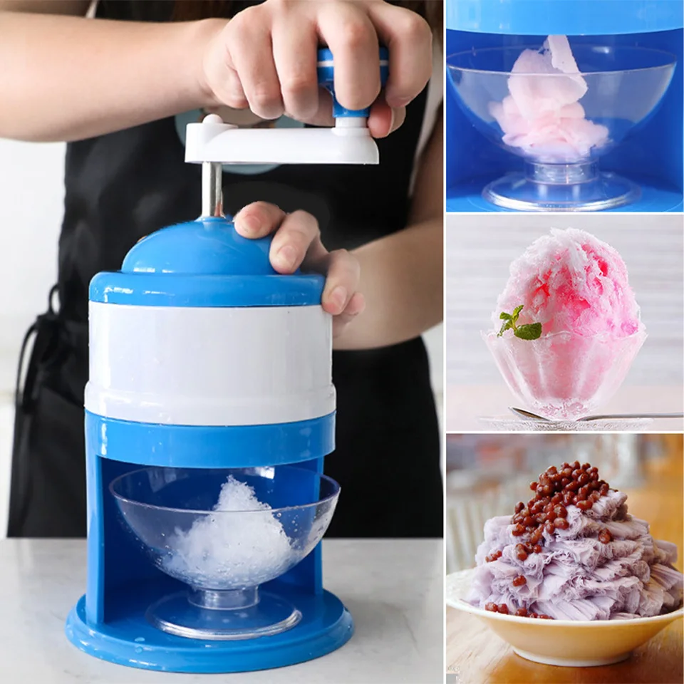 Machine à glace pilée manuelle, mélangeur de glace domestique, clics  exécutifs, été - AliExpress