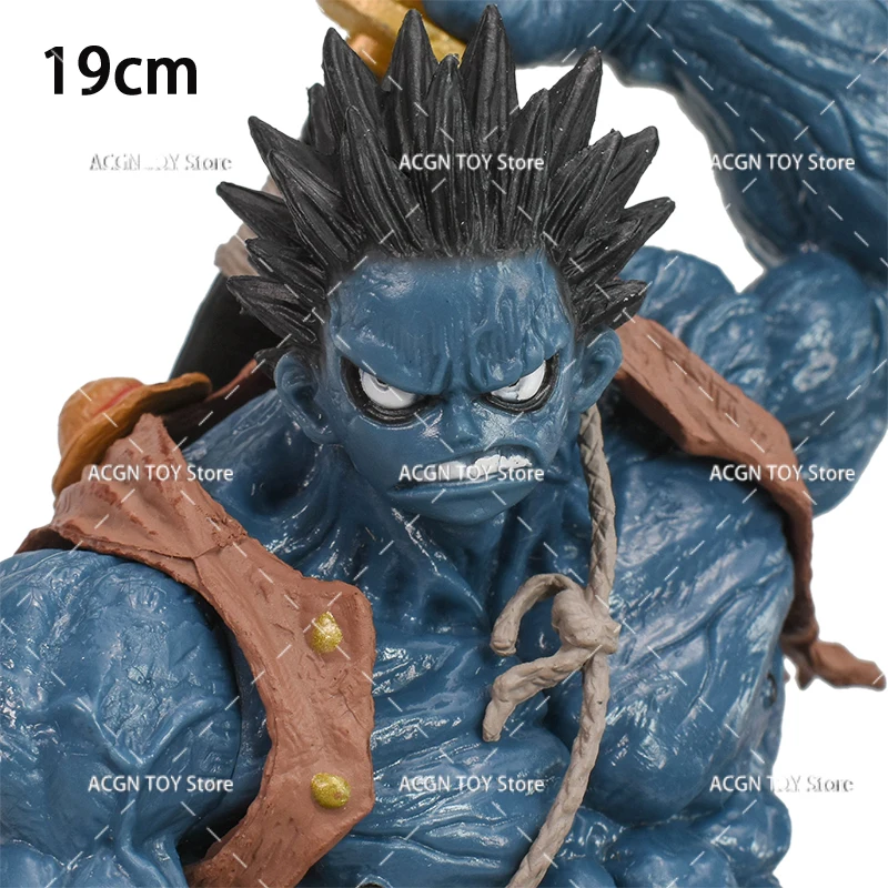 Uma peça anime figura poneglifos estrada figura de ação 140mm anime uma  peça poneglifos estatueta modelo brinquedos para crianças