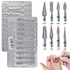 10Pcs Diamond Milling Cutter For Manicure Electric Nail Drill Bits Accessory Pedicure Machine Nail File Gel Remover Tool 1