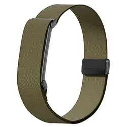 Nylon Sport Bicep Band - Elastic Magnetic Arm Band, Breathable & Adjustable Replacement Strap (Green)