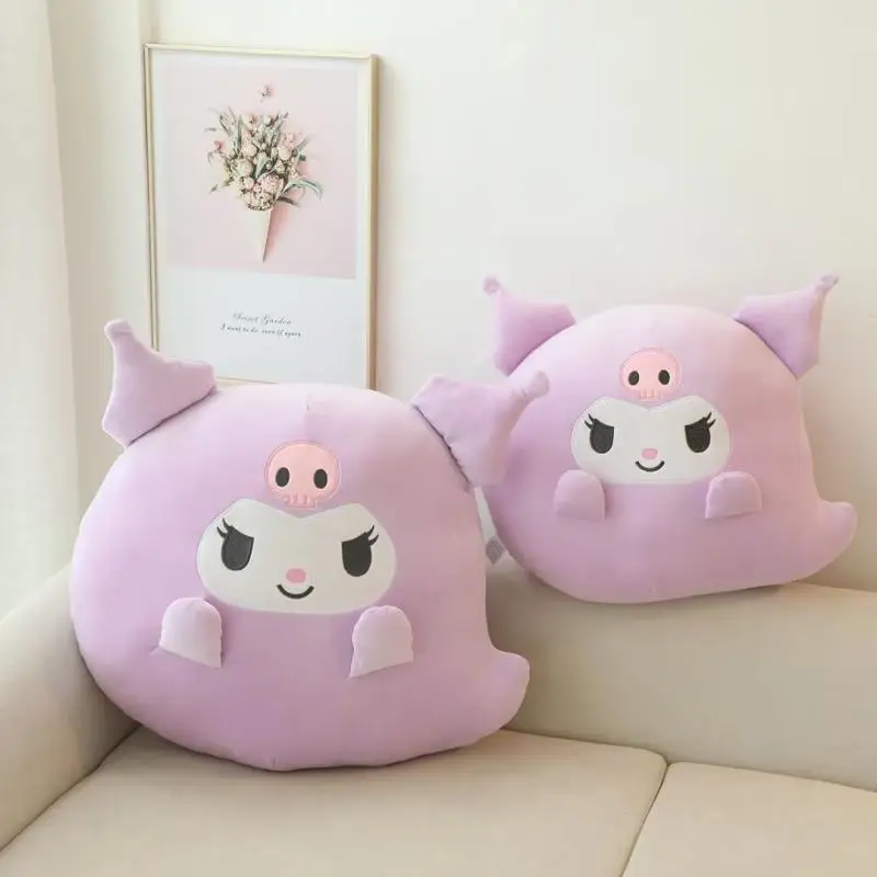 Hello Kitty Sanrio Kuromi Ghost Shapes Plush Throw Pillow Cinnamoroll My Melody Pochacco Sofa Pillow Stuffed Toy Birthday Gift 2