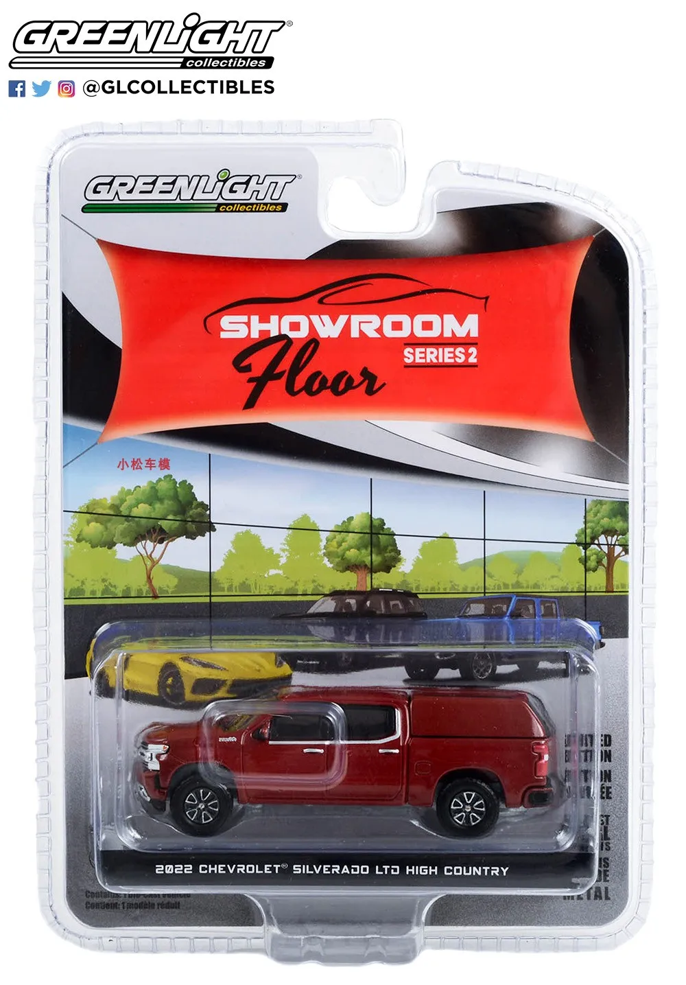 

1: 64 2022 Chevrolet Silverado LTD High Country&Recreational vehicle Housing Collection of car models