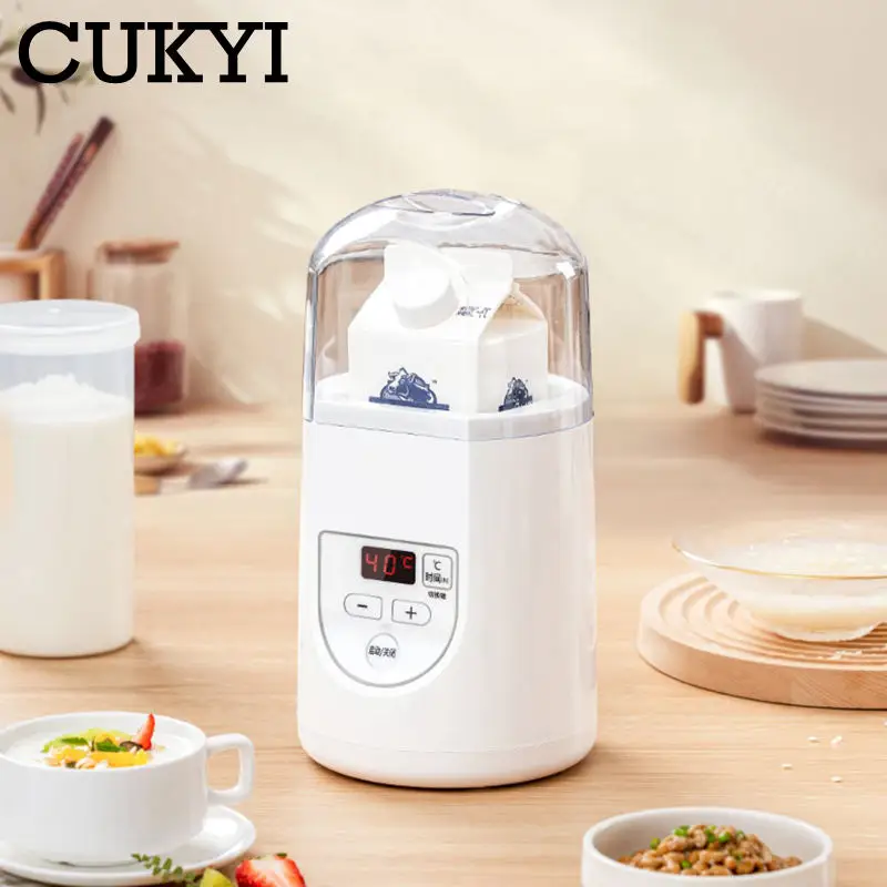 Smart Greek Yogurt Maker Timable Automatic Thermostatic Natto Enzyme Fermenter Temperature adjustable With Filter Cheese Maker 6