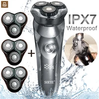 Electric Shaver for men's electric shaver Smart razor for Beard timmer IPX7 waterproof Wet And Dry shaving machine Men Shaver 1