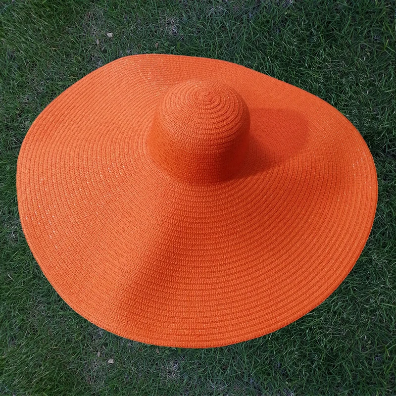 Cappello Da Spiaggia Tesa Larga Pieghevole UPF50 Con Finitura A Strass - TrendsBlue