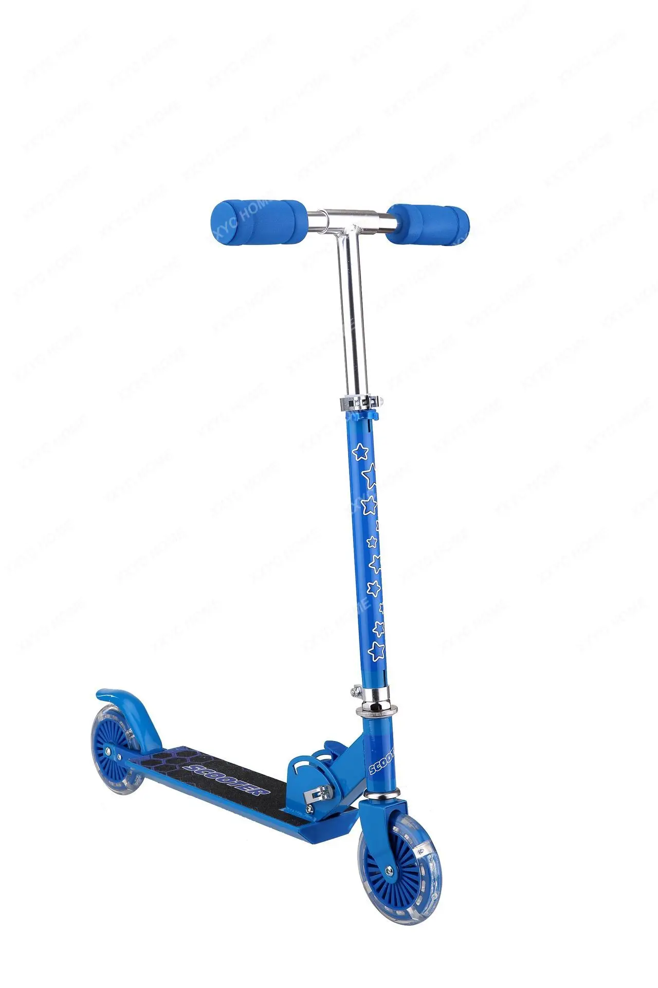 

Two-Wheel Luminous Children's Scooter Iron Aluminum Scooter Foldable Scooter Scooter