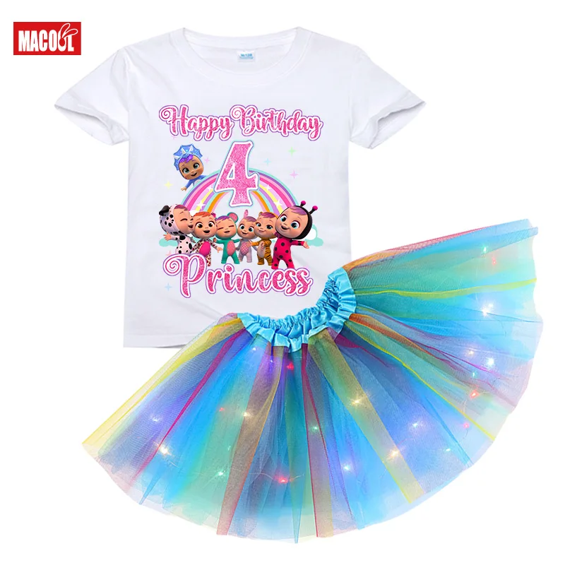 

Girls Birthday Tutu Dress Girl Party Outfit Shoes-shirt Birthday Girl Outfits Dress Little Girl Clothing Set Christmas Present