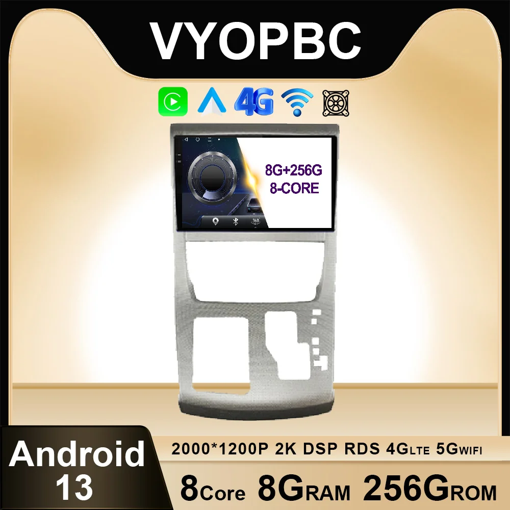 

Android 13 для TOYOTA Alphard 20 серии Vellfire 2008 - 2014 автомобильное радио видео AHD BT мультимедиа No 2din Стерео Авторадио QLED