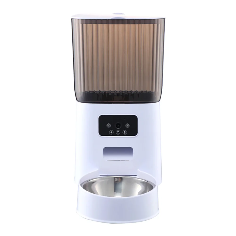 5l smart wifi app camera automatic pet feeder cat food dispenser video smart feeder for cats dogs pet dry food bowl