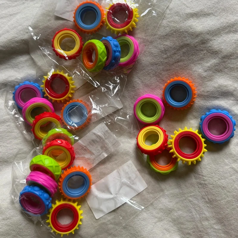 Rotating Sensory Fidget Ring for Stress Relief and Focus