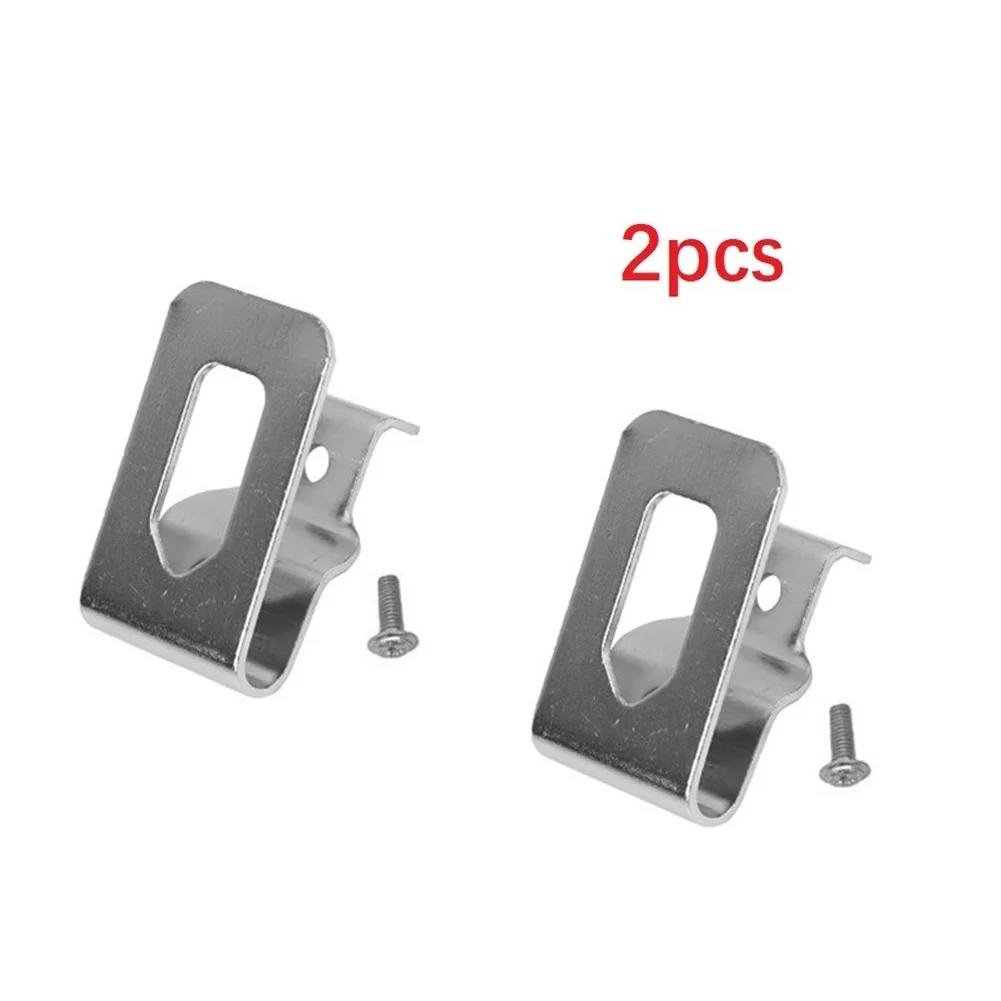 2pcs Electric Drill Belt Hook Set For De Walt 18V 20V Drill Impact Driver N268241 N169778 N086039 DCD980 Power Tool Accessories 2pcs power wing nut driver set slot wing nuts drill bit socket wrench 1 4 hex shank for panel nuts screws eye c hook bolt