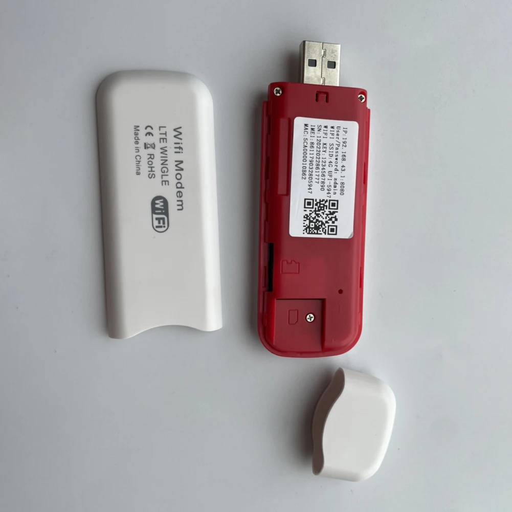 Portable 4G LTE WiFi Router with USB Adapter