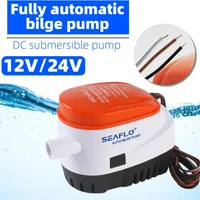 12V/24V DC ปั๊มน้ําท้องเรืออัตโนมัติ Submersible Marine เรือสําหรับ RV Yacht - ปั๊มน้ําอัตโนมัติ 1