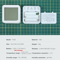 Tuya Temperature and Humidity Sensor WiFi with Backlight Supported Hygrometer Thermometer Work With Yandex Alexa - Image 6