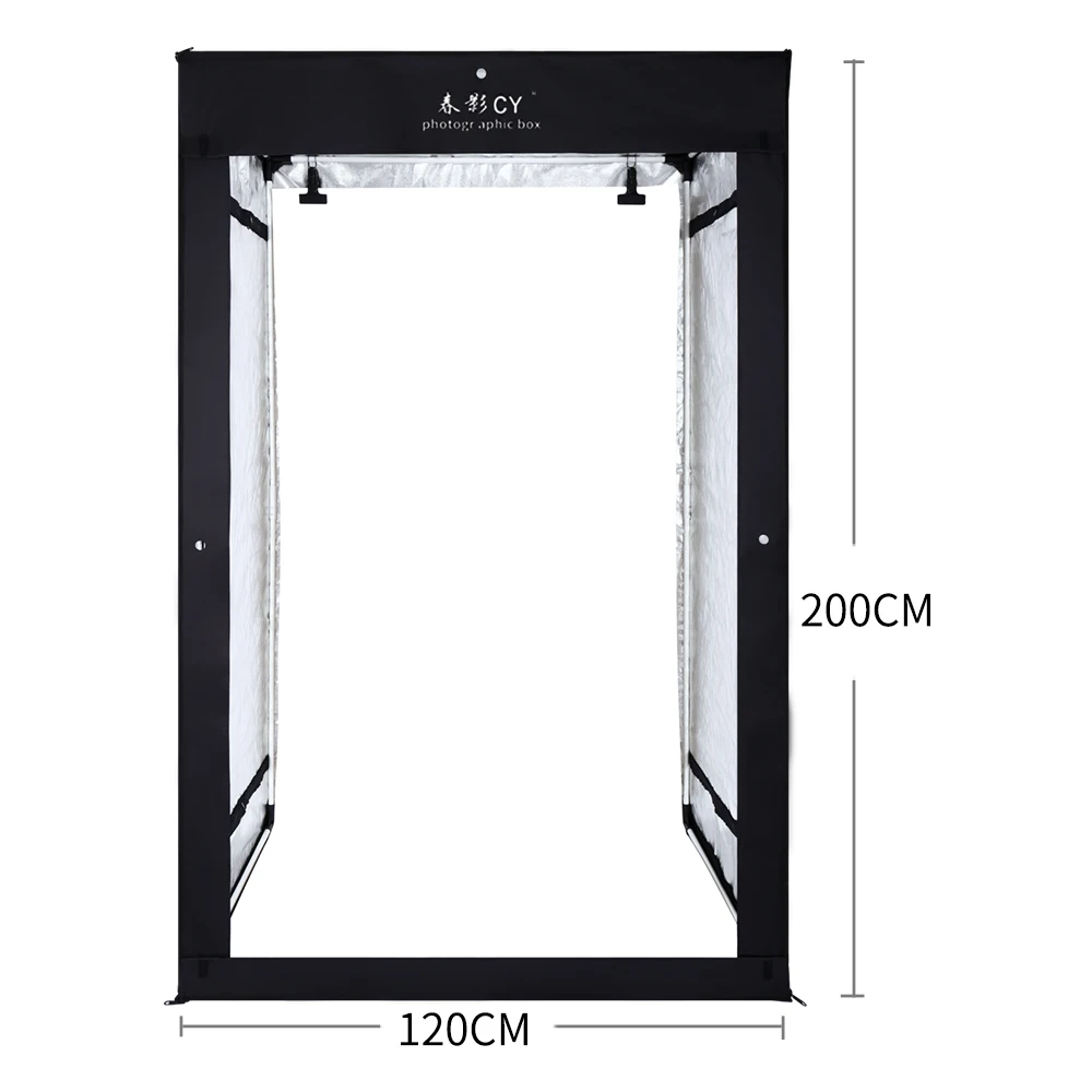 SH Dimmable Portable 100x200cm Photo Studio Light Box For Jewelry Exquisite Model Studio Soft Light Box Medium Size Products