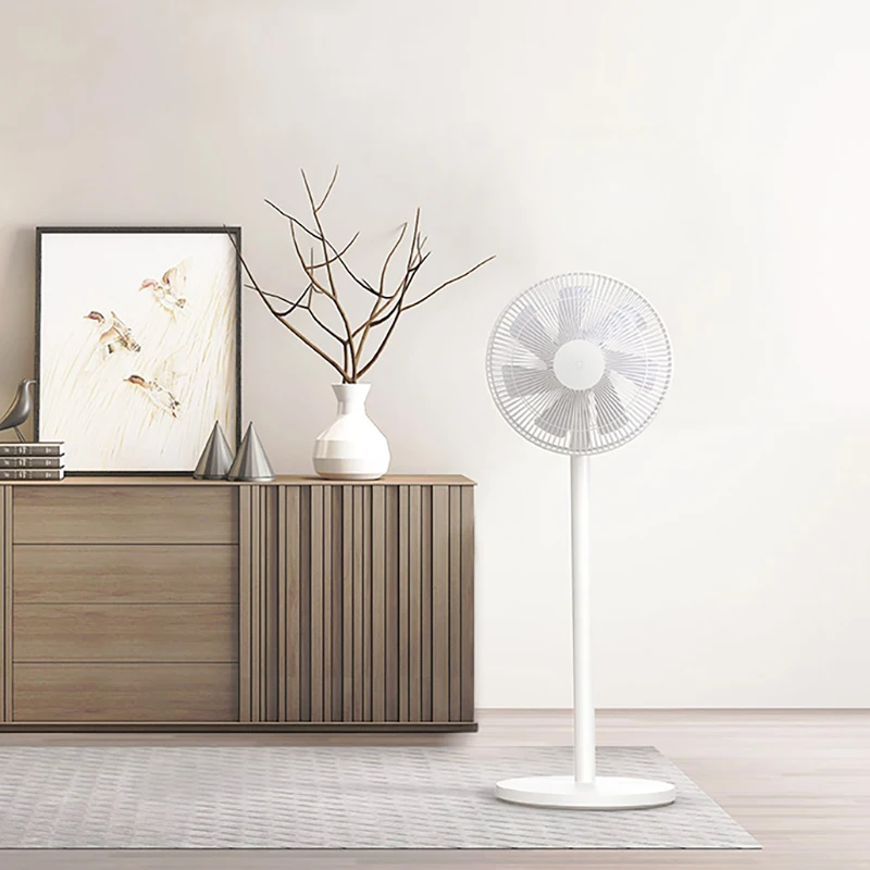 Wireless Floor Fan XIAOMI MIJIA Floor Fan Smart AC Frequency Conversion Strong Wind Low Noise Electric Standing Fan APP Wireless Control Timing