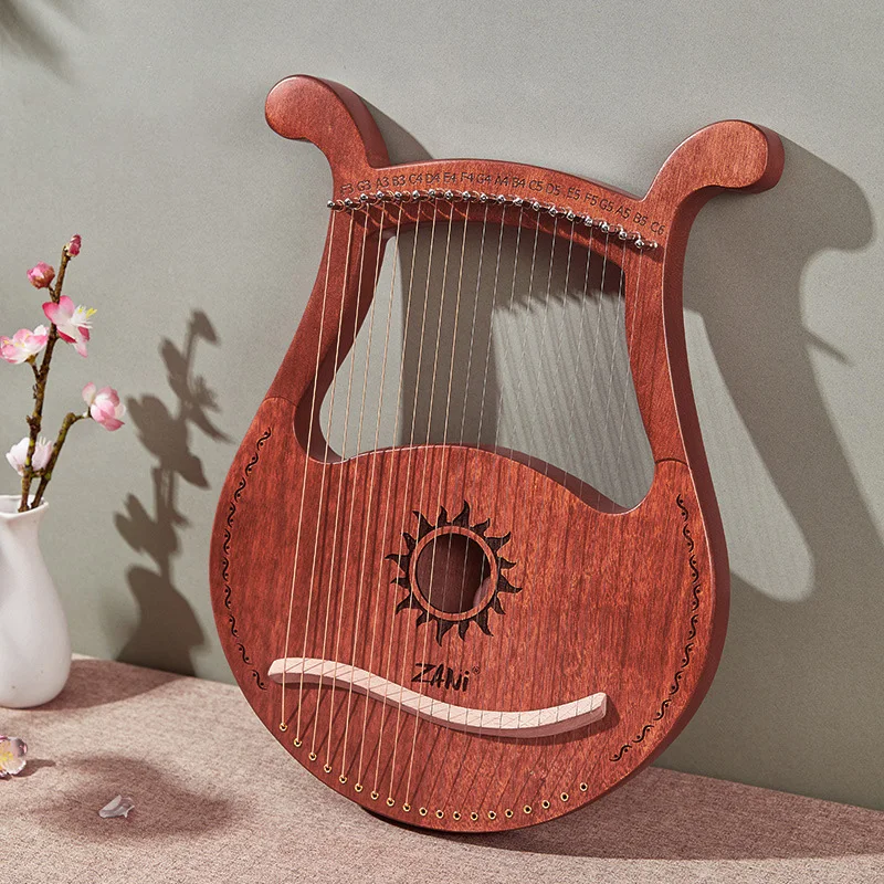 Lyre 19 Strings Lyre Harp Piano High-quality Harp 19 Strings Mahogany Musical Instrument With Spare String