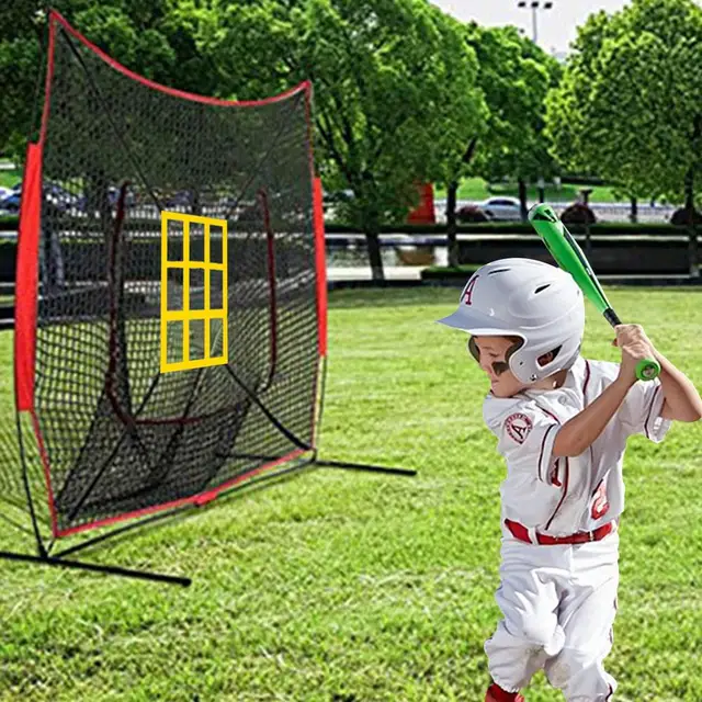 Rete Da Allenamento Per Baseball IBUGER - Portatile Per Battuta E Lancio, Tutti I Livelli - Foto 9