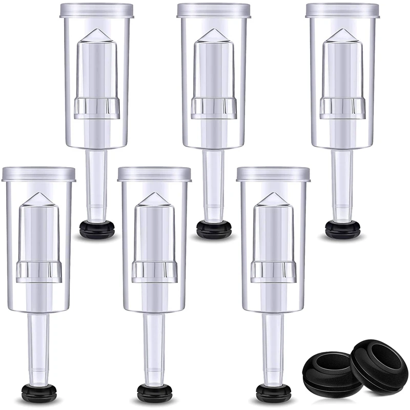 

Набор пневматических затворов для брожения, 200 силиконовых втулок и 60 пластиковых воздушных затворов