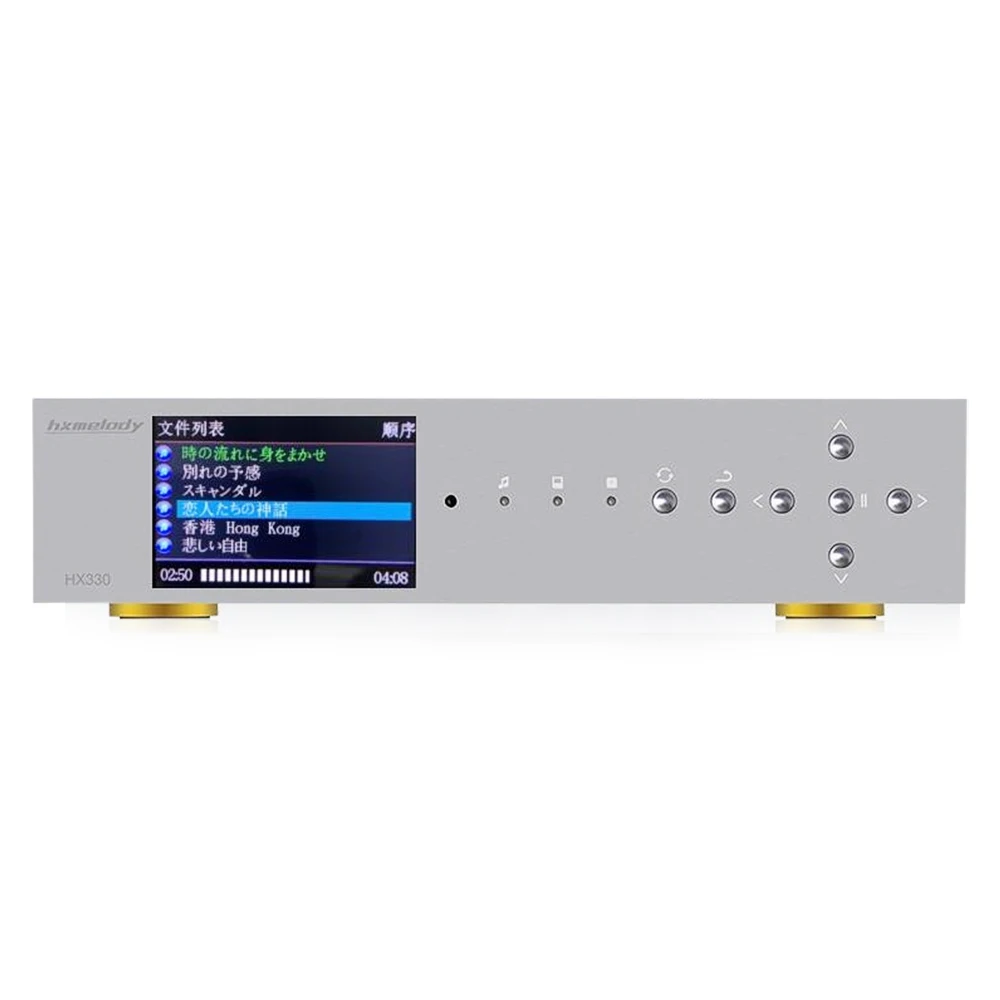 Hxmelody Hx330 Lettore Desktop Fpga Lettore Giradischi Digitale Hifi Dac Supporta Telecomando Dsd / Sacd