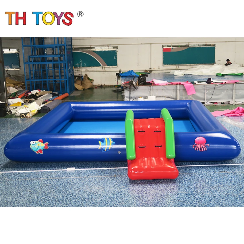 6x6/8x8/10x10m High quality giant blue inflatable pool adult size inflatable pool for sale, Large Inflatable Pools 2