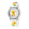 cute sweet silicone band Duck style Children's cartoon watch 1