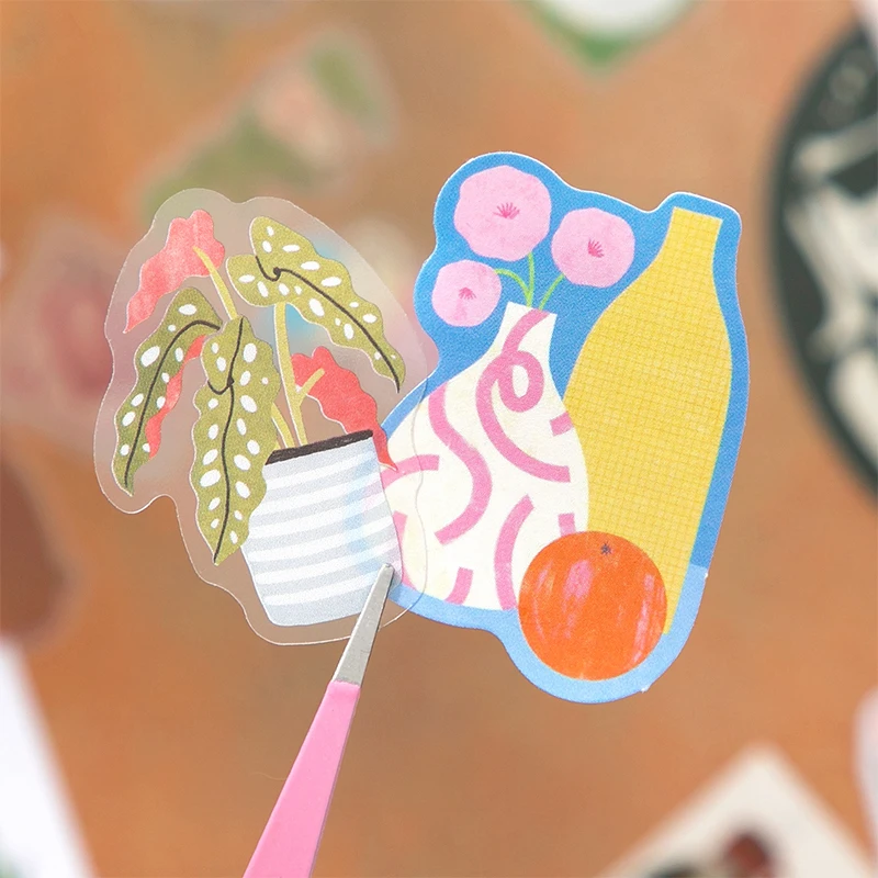빈티지 문구 세트 귀여운 감성 저널 스크랩북킹 키트 스티커 포함 DIY 노트북 장식 카드 공예 용품