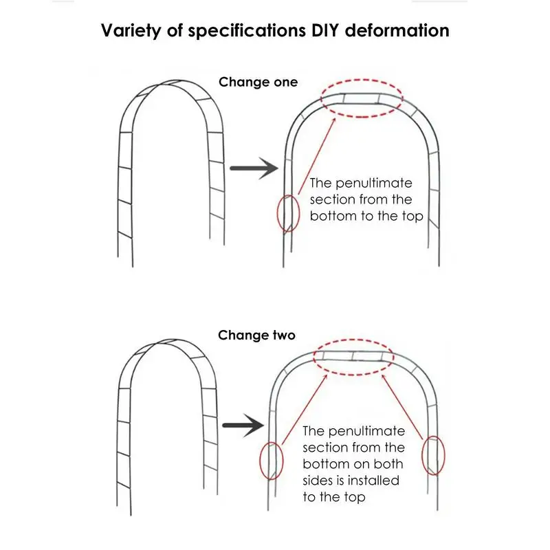 Metal Wedding Arch Stand Garden Climbing Plant Support Trellis Easy Assembly Rose Gates Balloon Archway Party Decoration Supply wedding arch stand,wedding arch set,party arch set