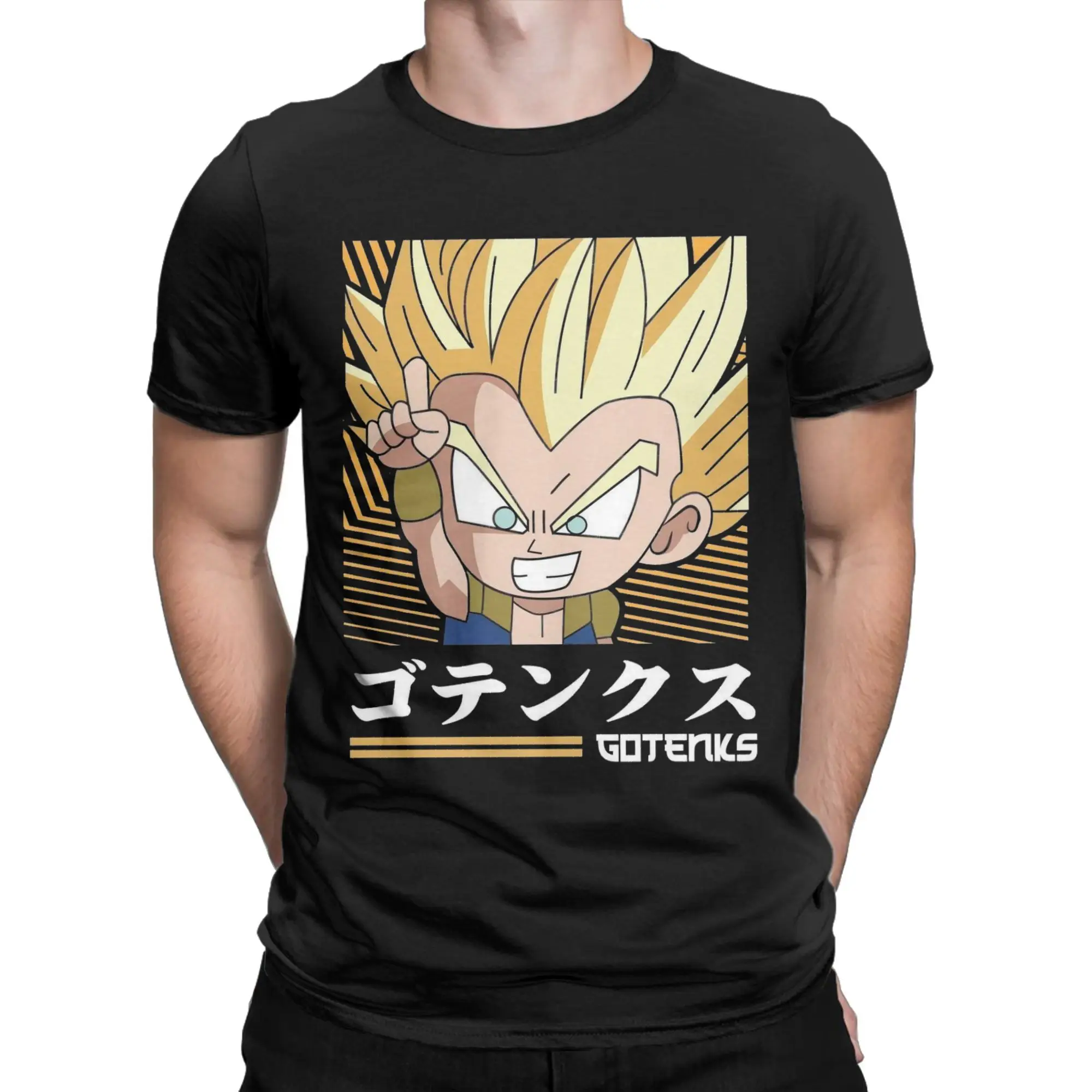 Tシャツ・カットソー CRITIC X DRAGON BALL Z GOTENKS FUSION TS BLACK CRITIC]CRITIC X DRAGON BALL Z GOTENKS FUSION TS/追跡付