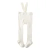 Newborn Baby Boys Girls Pantyhose Solid High Waist Ribbed Knit Tight Infant Spring Autumn Strap Leggings 5