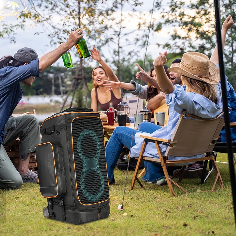 Custodia Protettiva Per JBL PartyBox Stage 320 - Copertura Antipolvere Con Tasche Per Microfoni E Tablet - Foto 4