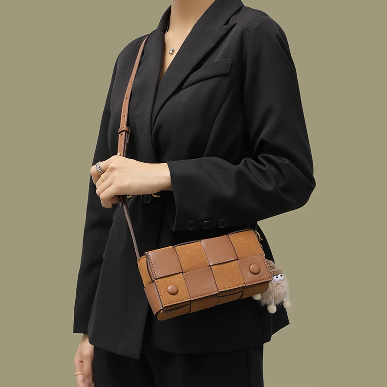 New Fashion Velvet Woven Handbag Women Cassette Crossbody Shoulder  Messenger Bag Luxury Leather Envelope Clutch For GIlrs Bolsa - AliExpress