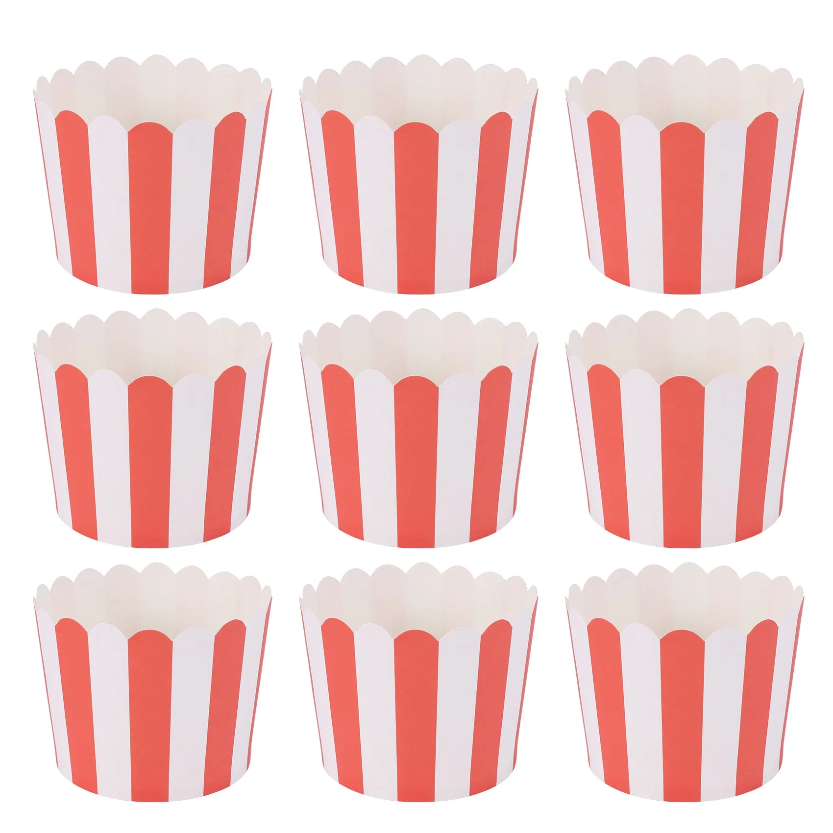 Silicone Baking Pans Cupcake Wrapper Paper 50X
