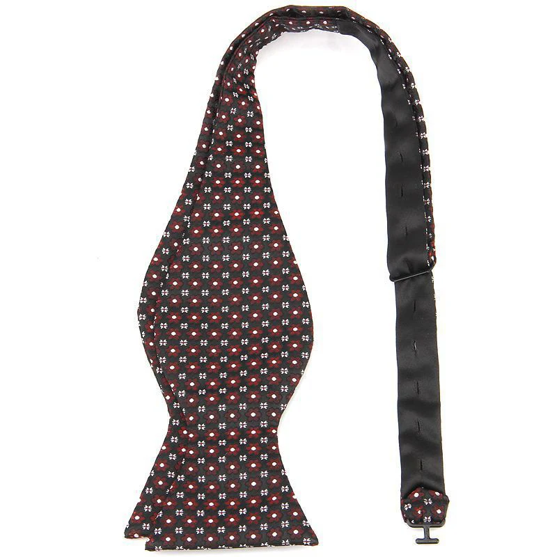 Herren Paisley Selbst Bowtie Mode Jacquard Einfarbig Bowtie Einstellbare Fliege Formale Hochzeit Papillon Für Männer Anzug Zubehör – Detail 9