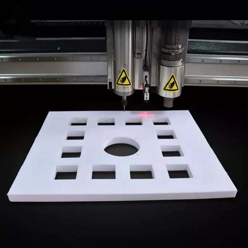 PTFE Sheet Thickness 1mm 2mm 3mm 5mm PTFE Plate Board Block Anti-Corrosion Size 100x100/120x120/150x150mm