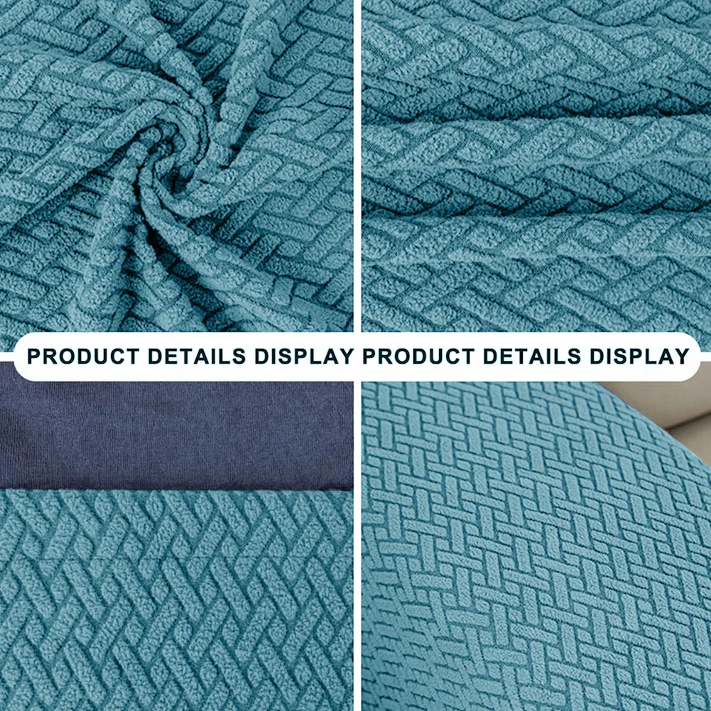 2pcs Sofa Arm Covers Comfortable Soft Jacquard Arm Cover Premium Fabric Stretch Armrest Chair Slipcover Home Couch Arm Protector