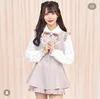 2 Piece Sets Women Outfits SC Suit Rojita Long Sleeve Lace Knot Black Shirt Waist-Tight Single-Breasted Top and Shorts Lady 2