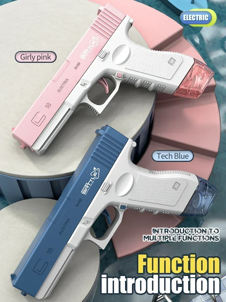 Electric Automatic Water Gun High Pressure Burst Toy Blaster_voghion.com