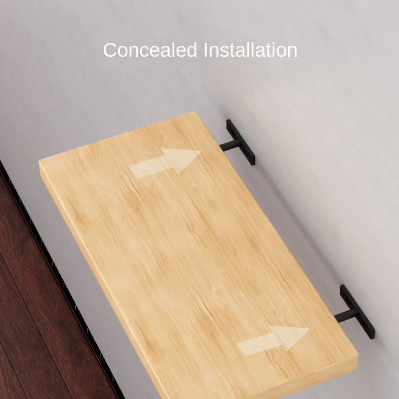 Hidden Layer Board Support, Invisible Wooden Board Support, Shelf Iron Hanging Wall Fixed Bracket
