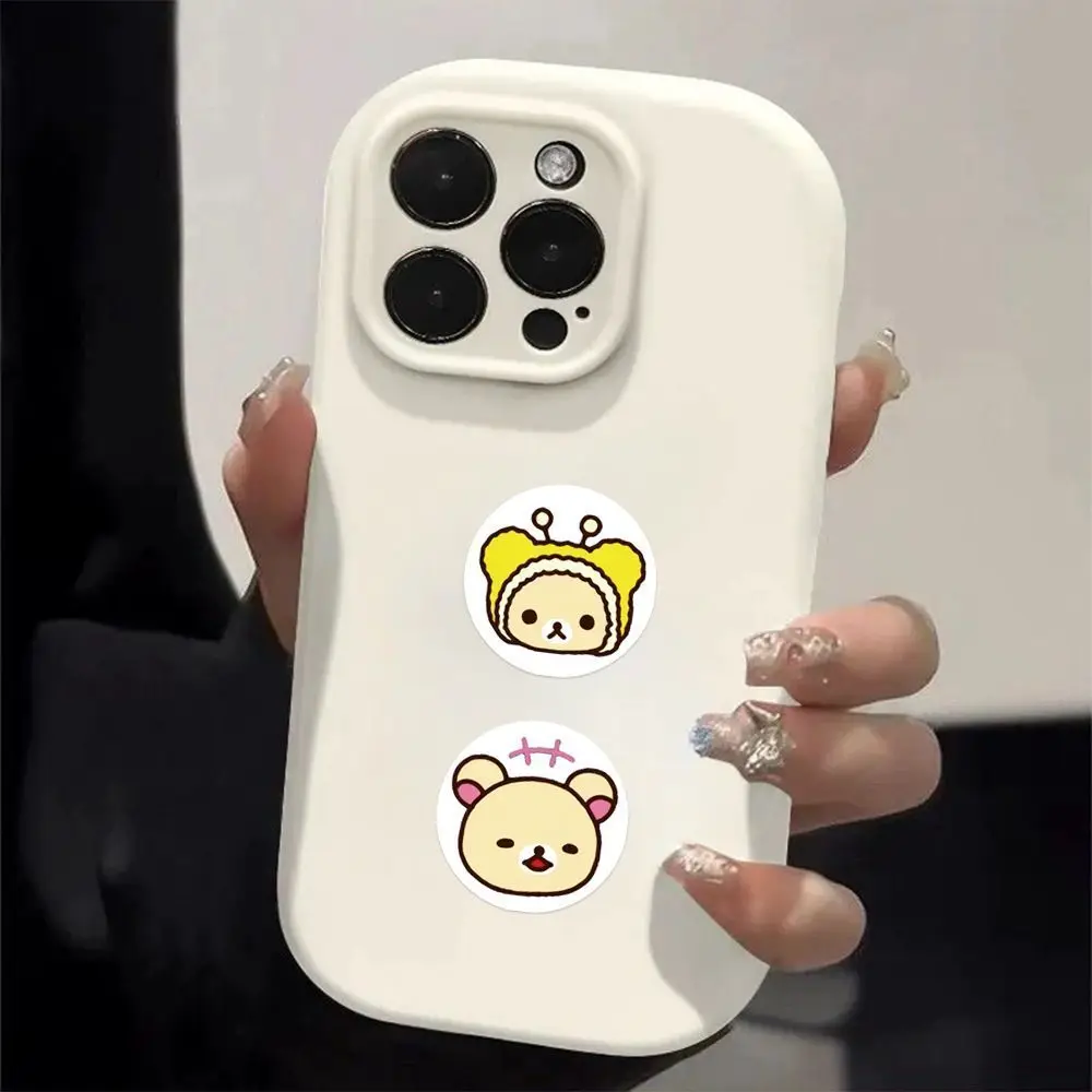 500PCS Kawaii Rilakkuma Anime Aufkleber Niedlichen Cartoon für Telefon Desktop Gepäck Aufkleber DIY Mädchen Geburtstag Geschenk Kinder Spielzeug – Detail 8