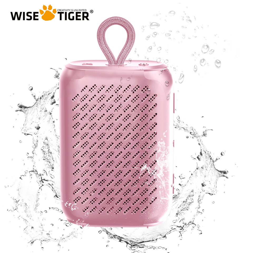 WISE TIGER Portable Super Mini Bluetooth Speaker Big Audio Bluetooth Speaker IPX7 Waterproof BT5.0  Wireless Speaker for Outdoor
