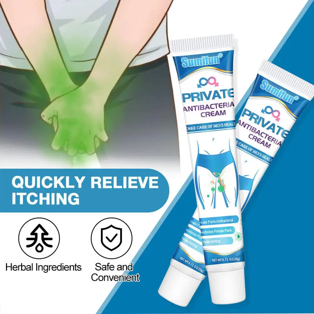 Scrotum Itchy Relief Cream Medical Psoriasis Cream Private Skin Fungal Infection Antibacterial Jock Itch Ointment 20g
