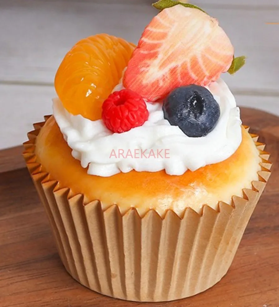 1pcs Paper cupcake model simulation cake dessert decoration model baking shop window display shooting props