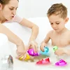 1/6PCS Baby Cute Animals Bath Toy Swimming Water Play LED Light Up Toy Set Float Induction Luminous Dinosaur for Kids Funny Gift 4