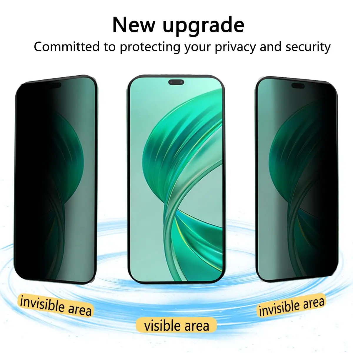 Anti Spy Screen Protector For Honor 200 Lite Privacy Tempered Glass 9H Anti Peep Scratch High Aluminum Case Friendly — view 2
