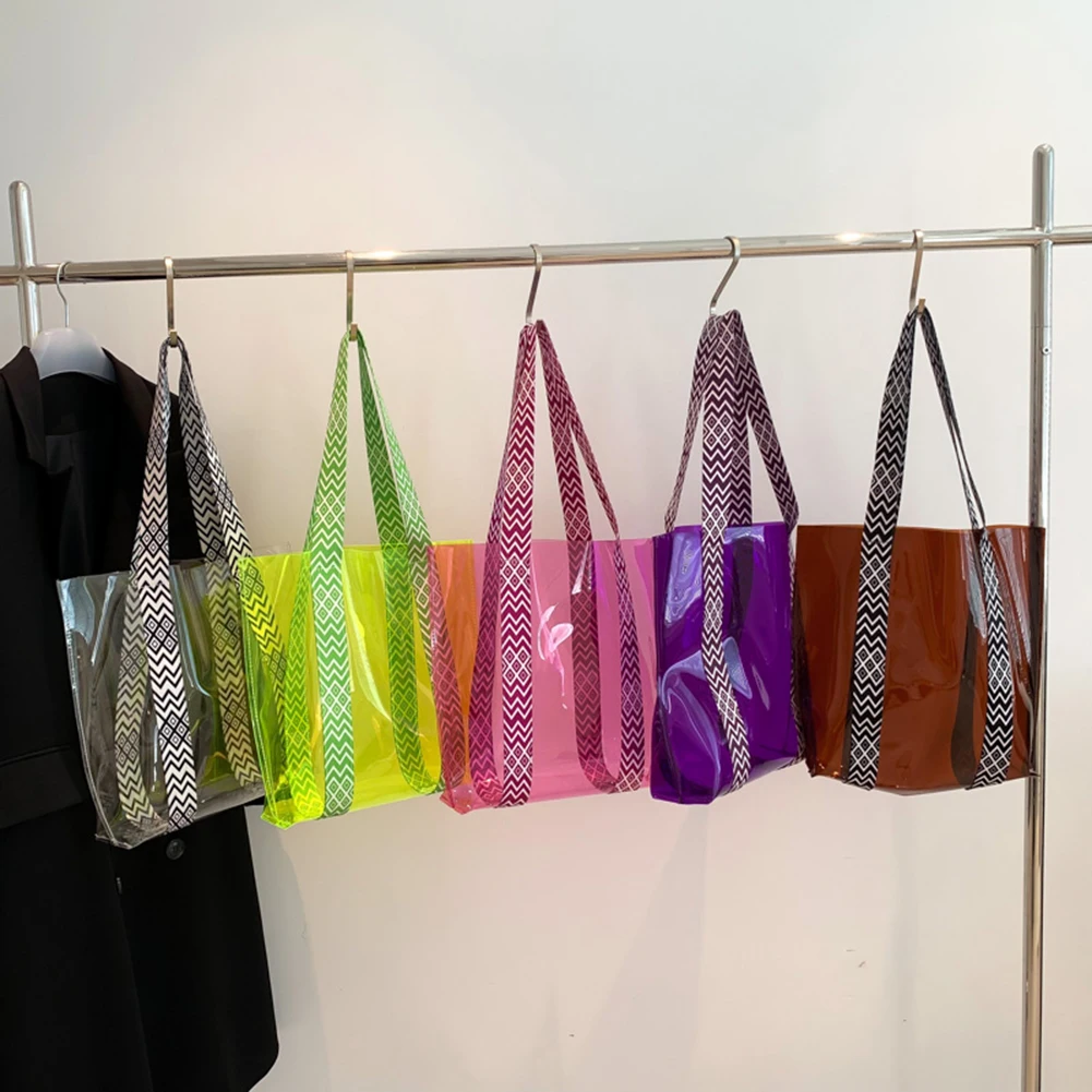 Delivery Scarf Fashion Leather Shoulder Strap Handmade PVC Bag Accessories  Set for Women DIY Handbag Shoulder Clear Tote Bag _ - AliExpress Mobile