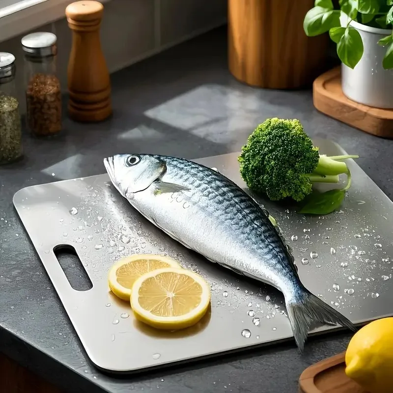 Thickened Stainless Steel Cutting Board Antibacterial and Mildew-proof Household Cutting Board Kitchen Kneading Dough Board