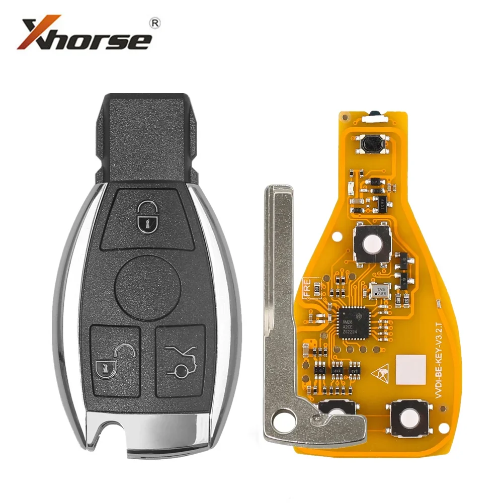 Car Key Shell Xhorse VVDI BE Key Pro Improved Version with Smart Key Shell 3 Button /4 Buttons for Benz car key shell car remote key car key key shell