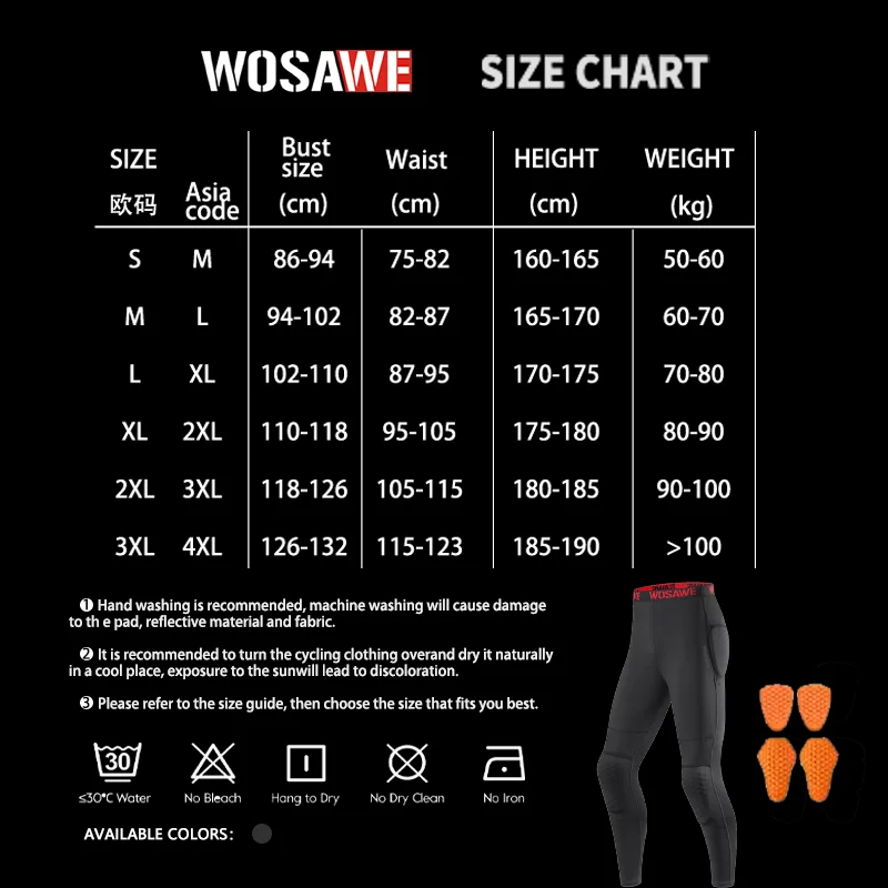 WOSAWE 여름 CE1/2 보호 기능 오토바이 레이싱 팬츠 남성용 모토크로스 오프로드 팬츠 블랙 산악 자전거 사이클링 모토 팬츠