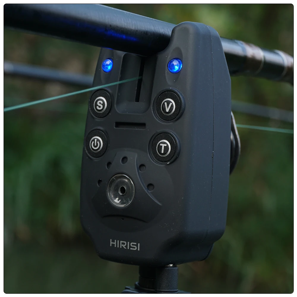 Hirisi Karpfen Biss Alarm Hohe Empfindlichkeit Für Karpfen Angeln Tackle Ausrüstung Angeln Alarm Anzeige Glocke Angeln Zubehör B1101 – Detail 12